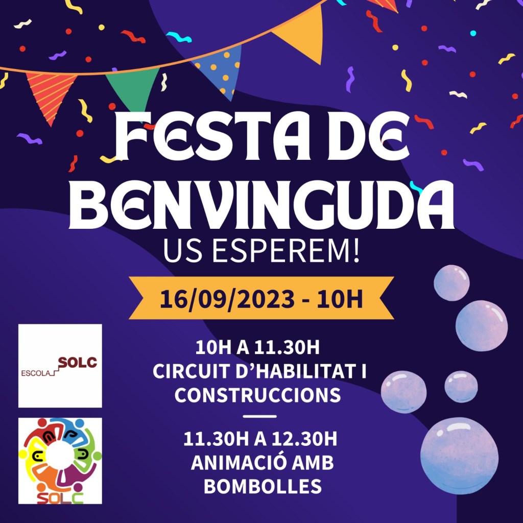 Festa de benvinguda!