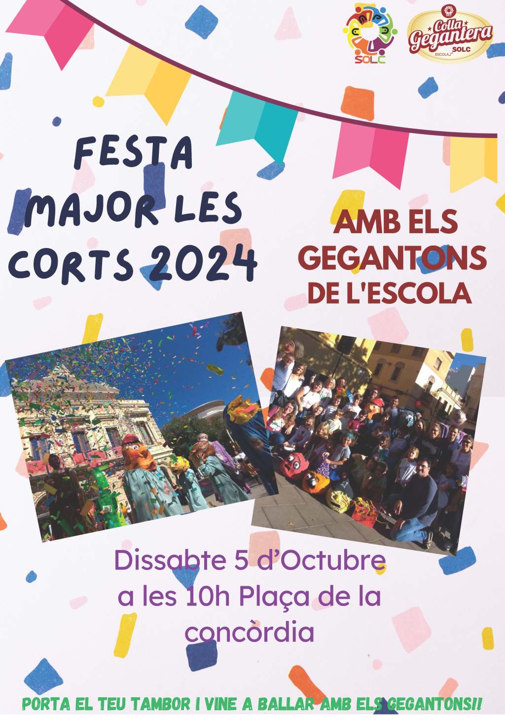 Festa Major de les Corts 2024 amb els&nbsp;Gegantons